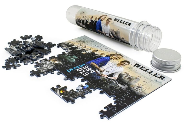 Micro puzzle personnalisé en tube