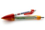 Stylo publicitaire bannière transparent