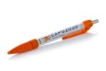 Stylo publicitaire bannière transparent