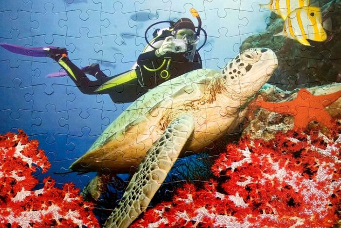 Puzzle personnalisé en boîte