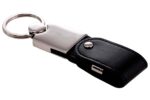 Clé USB métal avec protection cuir