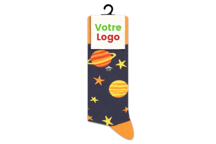 Chaussettes imprimées personnalisées
