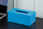 Porte-serviettes en forme de conteneur