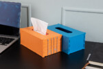 Porte-serviettes en forme de conteneur