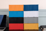 Porte-serviettes en forme de conteneur