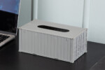 Porte-serviettes en forme de conteneur