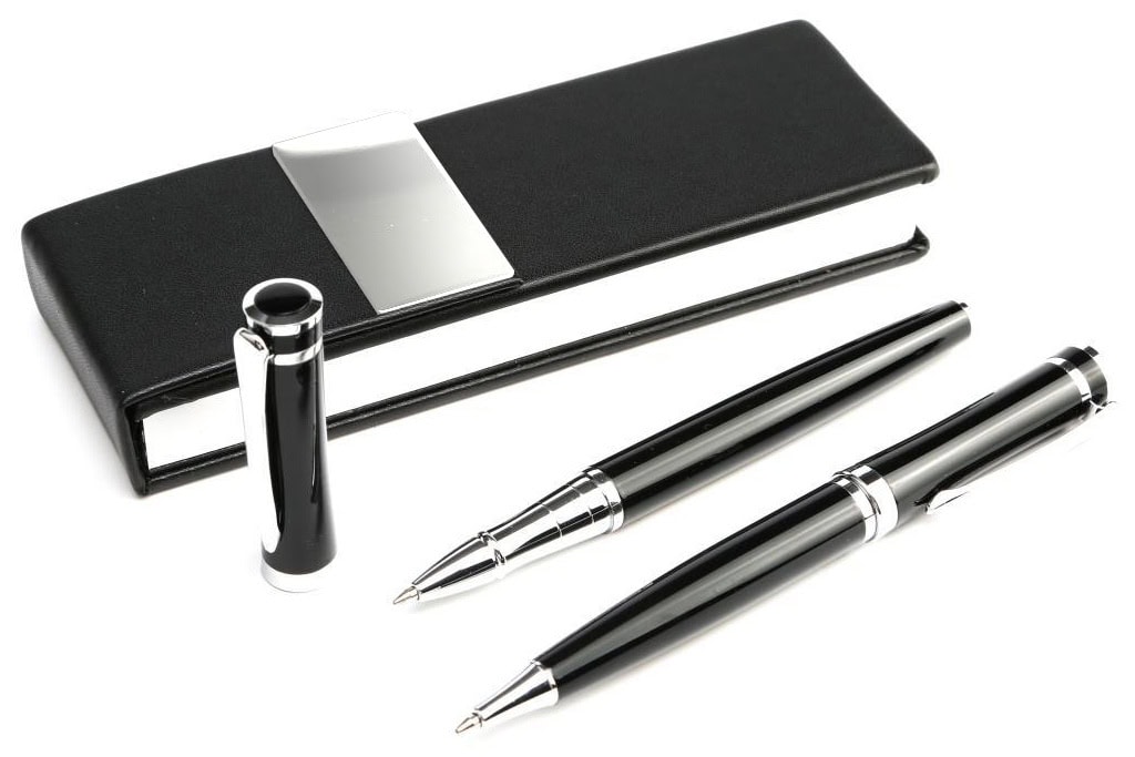 Coffret Stylo Roller et Bille en Métal
