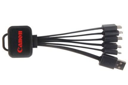 Câble de Charge Multi USB avec Logo Lumineux