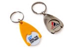 Porte-clés jeton caddie
