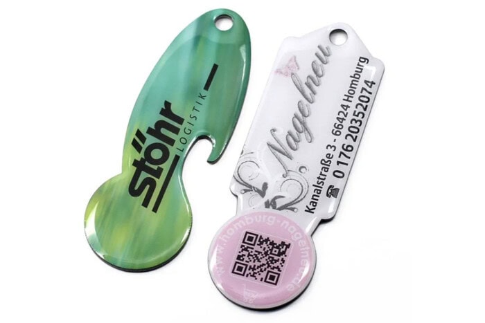 Porte-clés jeton caddie