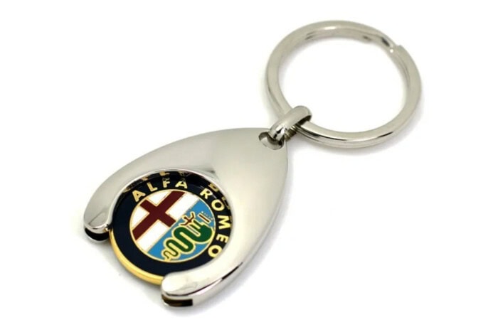 Porte-clés jeton caddie