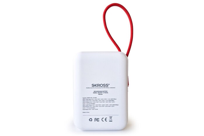 Batterie externe SKROSS 10 000 mAh avec affichage – Charge rapide USB-C