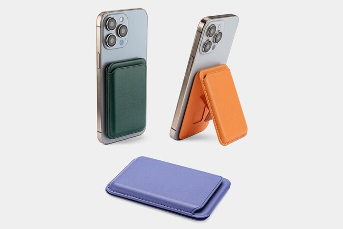 Portefeuille MagSafe avec Support Réglable et Porte-Cartes