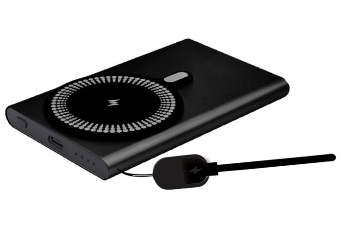 Batterie Externe Sans Fil MagSafe – 20W PD & 15W avec Câble USB-C Intégré