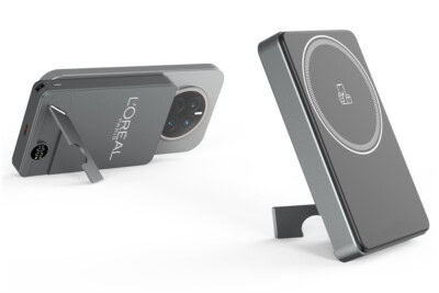 Batterie Externe Sans Fil 3-en-1 MagSafe avec Support Téléphone Repliable