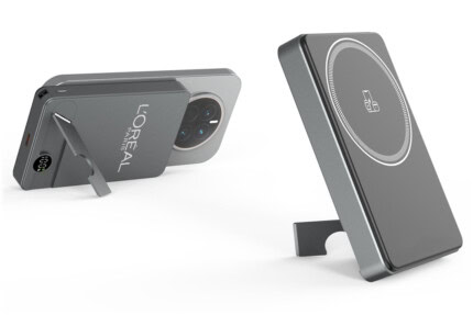 Batterie Externe Sans Fil 3-en-1 MagSafe avec Support Téléphone Repliable