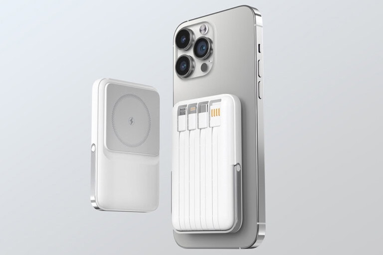 Charge Sans Fil Magnétique 15W et Charge Câblée Ultra-Rapide
