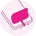 Lanière Réglable pour Smartphone avec Étiquette et Clip