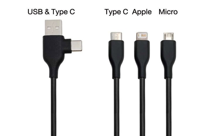 Câble de Charge Multi-Connecteurs Éco-Conçu en Bambou