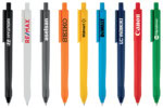 Stylo en plastique de couleur unie