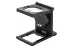 Loupe Métal Pliable 10X avec 2 LED et Échelle