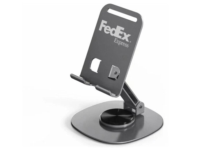 Support de téléphone et tablette de bureau pliable en aluminium