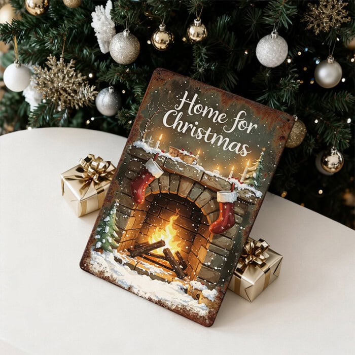 Plaque Métal Vintage