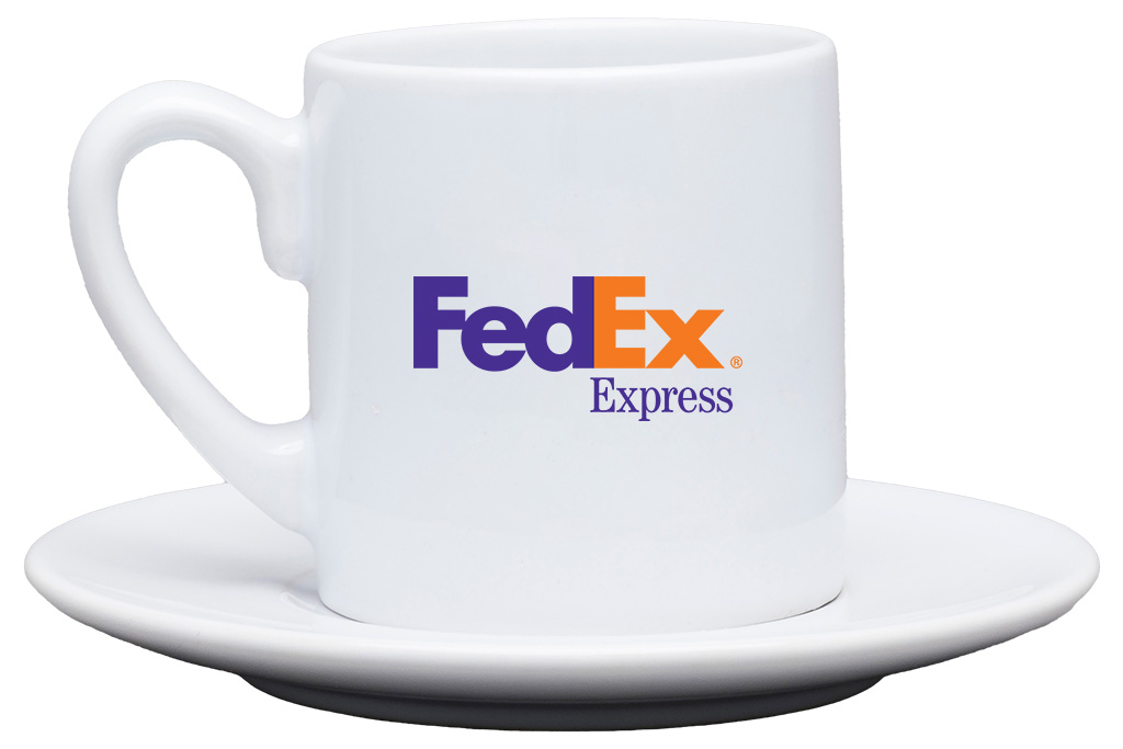 Tasse à Espresso et Soucoupe en Porcelaine