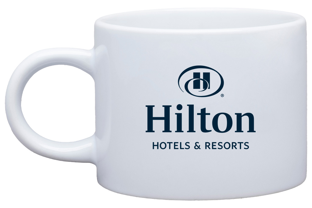 Petit Mug en Porcelaine avec Anse Colorée