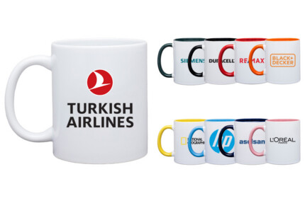 Mug en Porcelaine avec Grande Anse