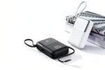 Batterie Externe 20000mAh 22.5W avec Câble USB C Intégré
