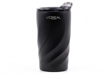 Mug isotherme durable en acier avec revêtement céramique (400 ml)