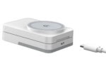 Station de recharge magnétique 3-en-1 pliable avec lumière LED
