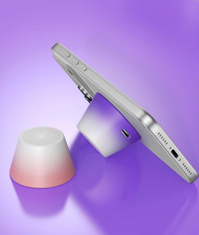 Connexion magnétique 2-en-1 et support de téléphone
