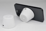 Mini enceinte Bluetooth magnétique & support téléphone