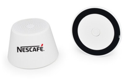 Mini enceinte Bluetooth magnétique & support téléphone
