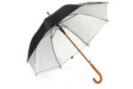 Parapluie Droit Incassable avec Poignée en Bois